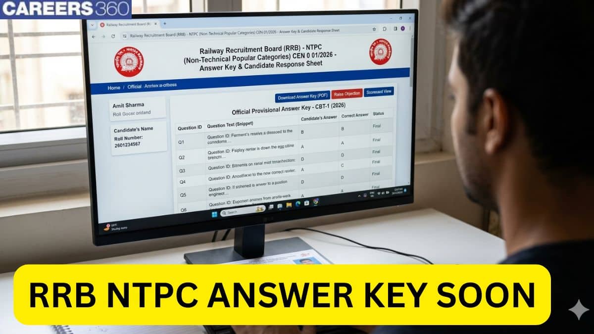 RRB NTPC Answer Key 2026 Soon: CBT 1 Response Sheet PDF Download Link Expected Shortly